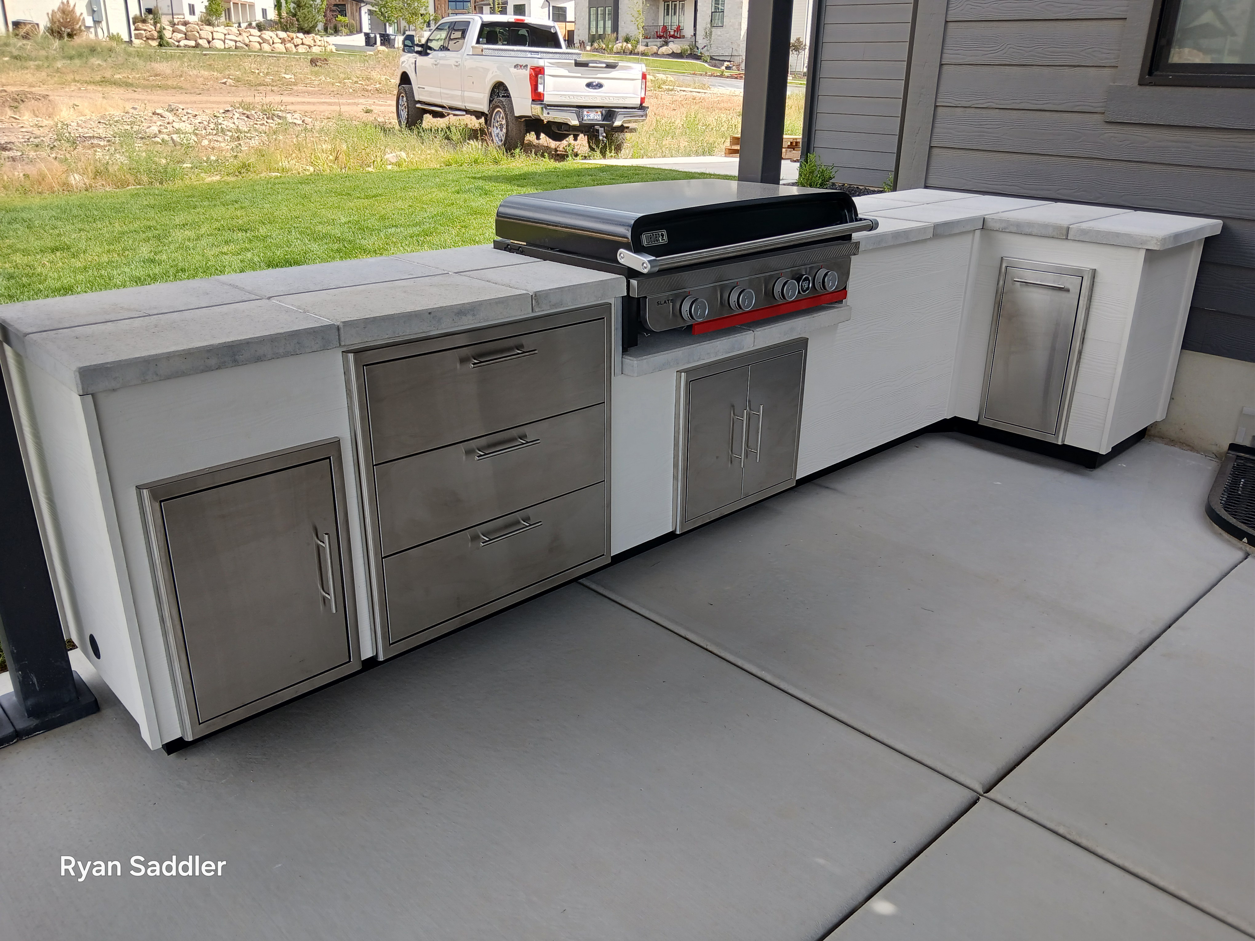 Belgard cap kitchen project